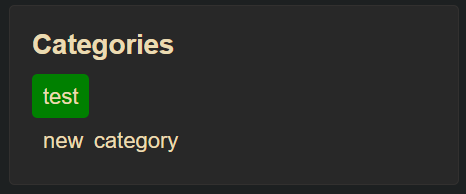 Categories
